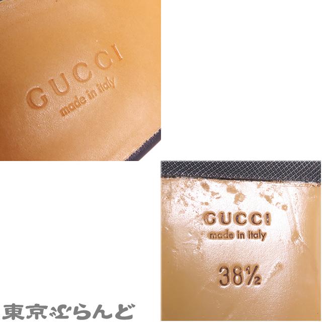 GUCCI（グッチ） プリンスタウン レザースリッパ 423513 ブラック