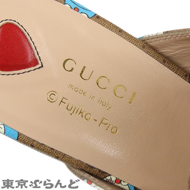 グッチ GUCCI スリッパシューズ プリンスタウン 655038 ベージュ GGキャンバス 38 ミュール レディース 展示未使用 101676632｜tokyobrand｜06