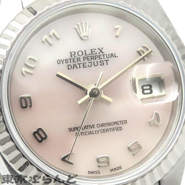 ROLEX（ロレックス） デイトジャスト 79174NA Y番 SS WG ピンクシェル