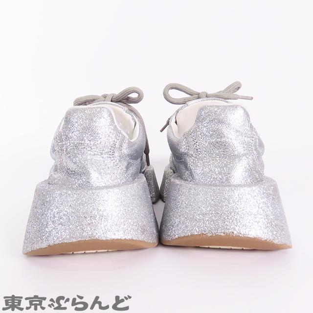 MM6 エムエムシックス オーバーソール スニーカー S59WS0096 シルバー 