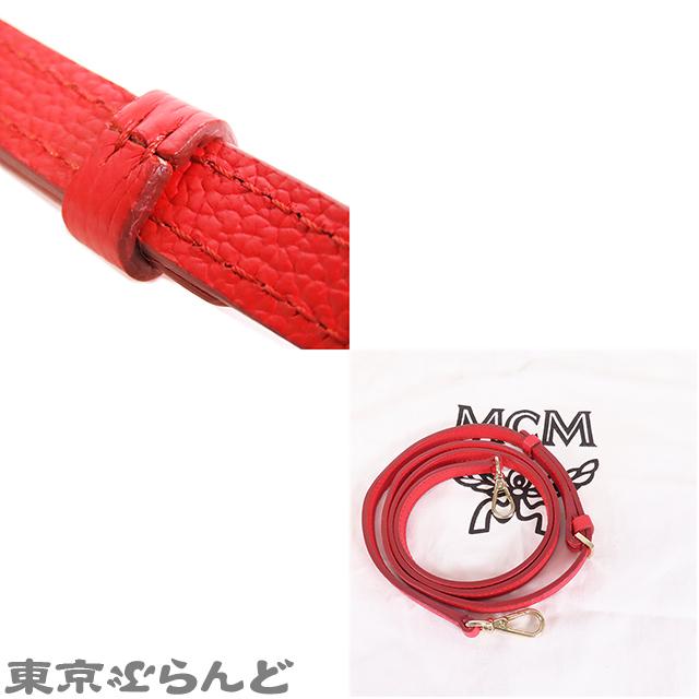 MCM（エムシーエム） MCM Mini Patricia studded crossbody レッド 