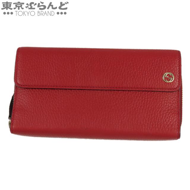 GUCCI（グッチ） インターロッキングG ラウンドジップ付き長財布