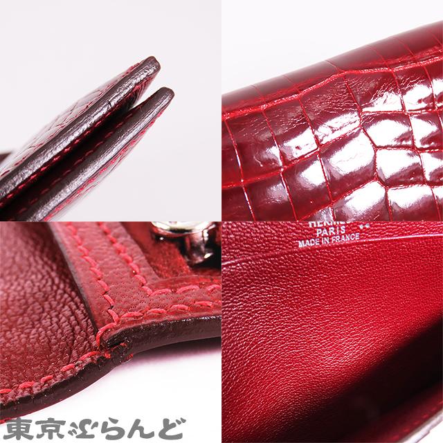 HERMES（エルメス） ベアン 二つ折り財布 □C刻印 ルージュアッシュ