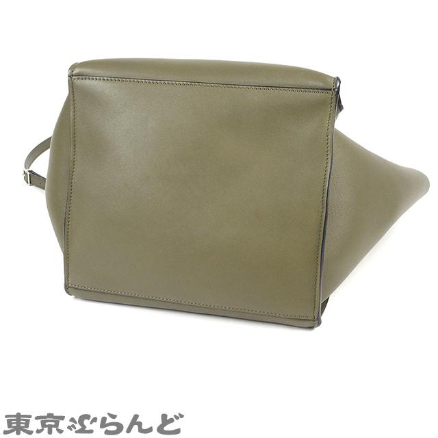 CELINE（セリーヌ） ビッグバッグ スモール カーキ レザー 2way バッグ