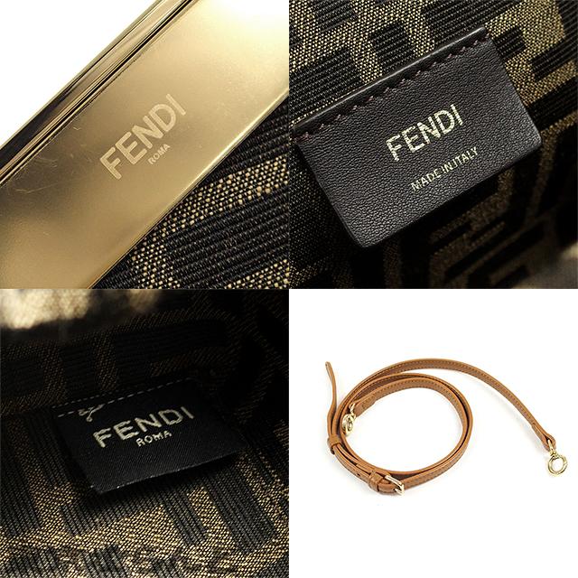 FENDI（フェンディ） ファースト スモール 8BP129 ブラウン レザー