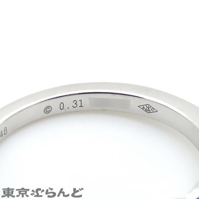 カルティエ CARTIER バレリーナ ソリテール リング Pt950 ダイヤモンド #48 7.5号相当 0.31ct G VVS2 3EX リング・指輪 レディース 仕上済 101683130｜tokyobrand｜04