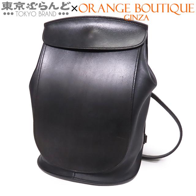 エルメス HERMES サコッシュ プールセル □E刻印 黒 ブラック シルバー 