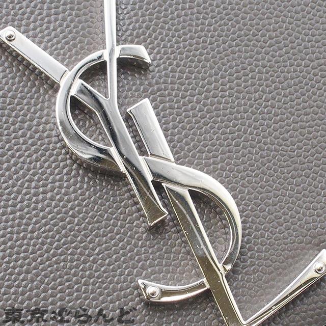 サンローラン SAINT LAURENT ケイト ミディアム グレー レザー