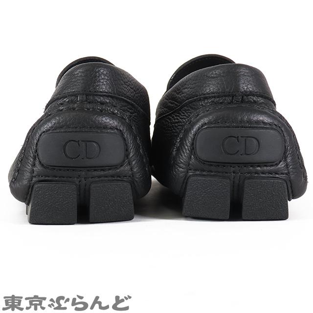 ディオール Dior ドライビングシューズ ブラック レザー 蜂 ビー 43