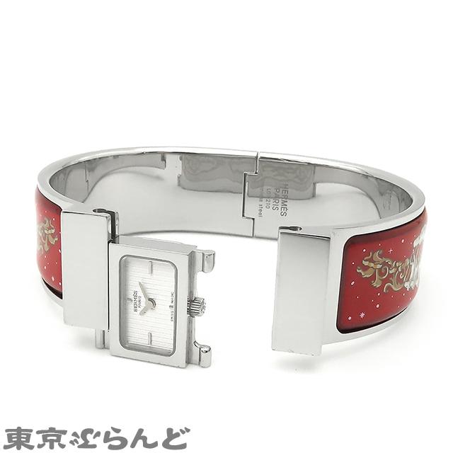 HERMES（エルメス） ロケ バングルウォッチ LO1.210 SS エマイユ
