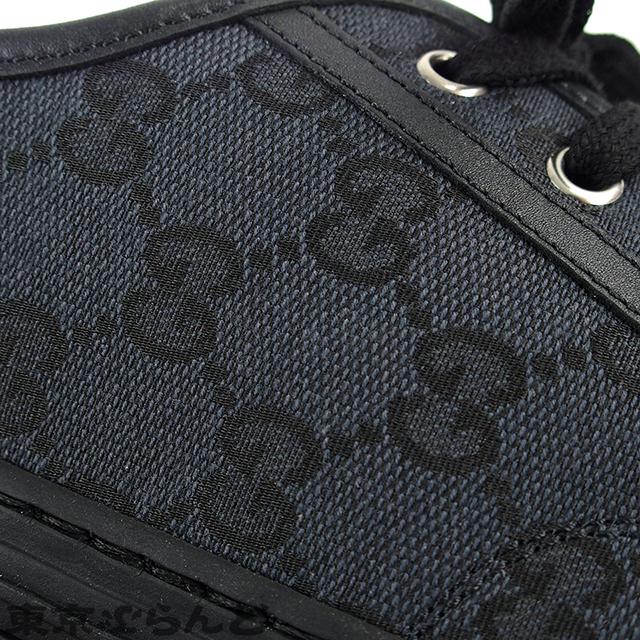 GUCCI グッチ GGキャンバス スニーカー 426189 ブラック レザー GUCCI グッチ GGキャンバス スニーカー 426189 ブラック レザー