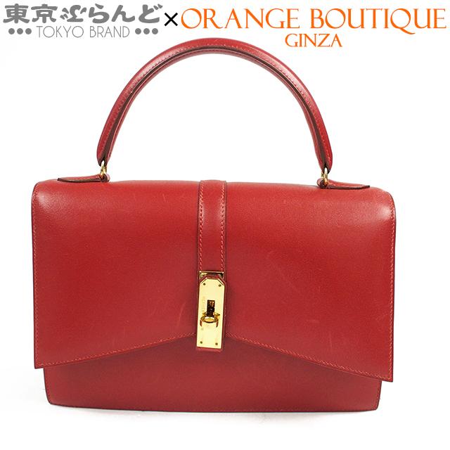 HERMES（エルメス） ケルゴ 〇Y刻印 レッド ゴールド金具 ボックス