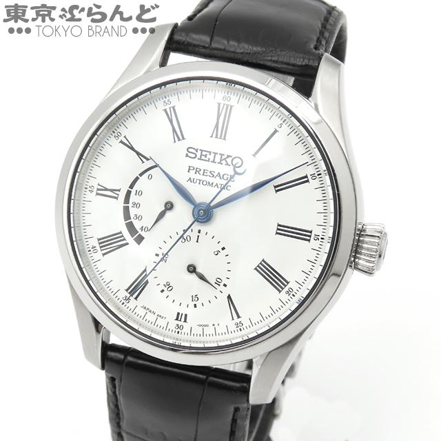 SEIKO セイコー プレザージュ SARW035 6R27-00L0 ホワイト SS レザー 