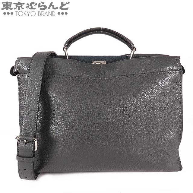 フェンディ セレリア ルイ ブリーフケース ビジネスバッグ ハンドバッグ レザー フェンディ FENDI 7VA388 セレリア ピーカブー ビジネスバッグ 2way