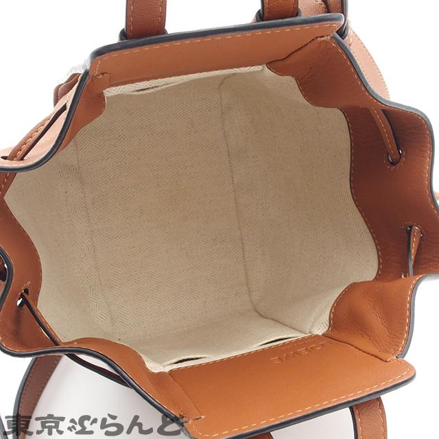 LOEWE ロエベ ハンドバッグ ハンモック ドローストリングバッグ ミニ ロエベ LOEWE ハンモックドローストリング ミニ ピンク/GD金具 カーフ