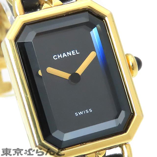 シャネル CHANEL プルミエール Sサイズ H0001 ブラック SS レザー 腕時計 レディース クォーツ式 電池式 101690075｜tokyobrand｜05