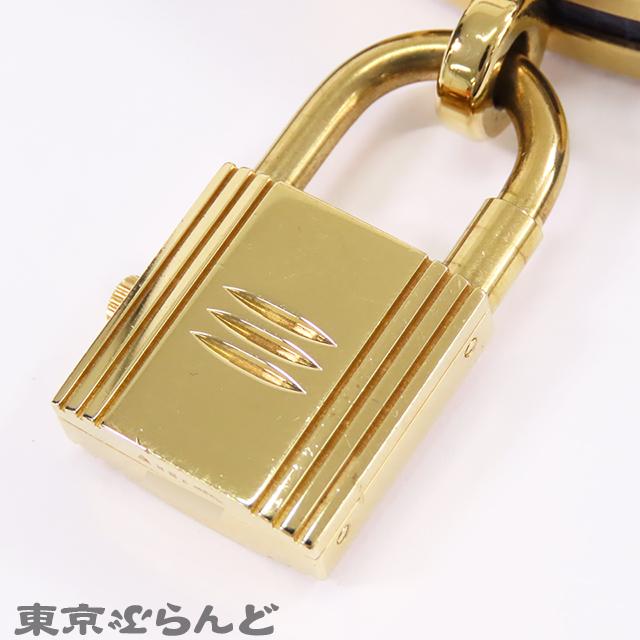 HERMES（エルメス） ケリーウォッチ 〇Y刻印 GP リザード ネイビー文字