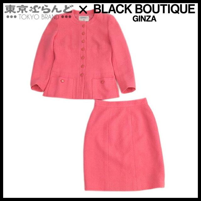 CHANEL（シャネル） ココマークボタン P04589 ピンク シルク ウール 