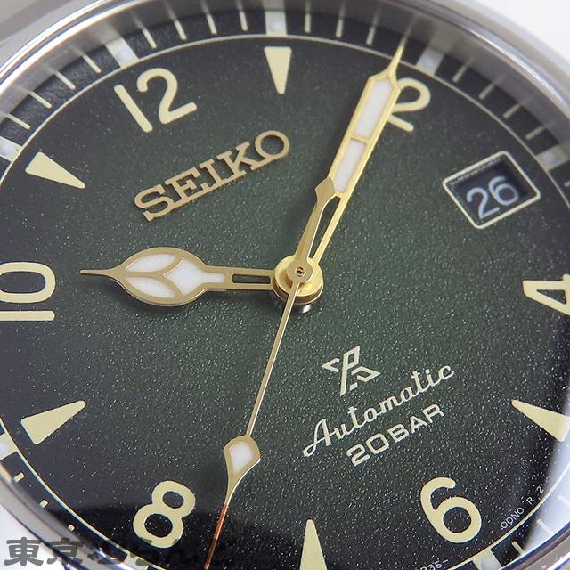 【新品未使用】セイコー　アルピニスト　グリーン　箱説保　SBDC115 6R35 新品未使用】セイコー アルピニスト グリーン 箱説保 SBDC115