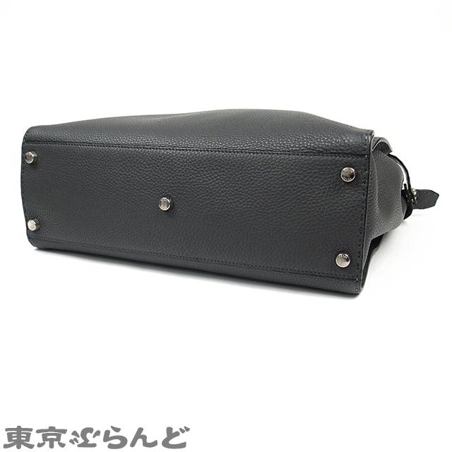 FENDI☆フェンディ　ピーカブー グレー レザービジネスバッグ FENDI（フェンディ） セレリア ピーカブー フィット 7VA406 グレー