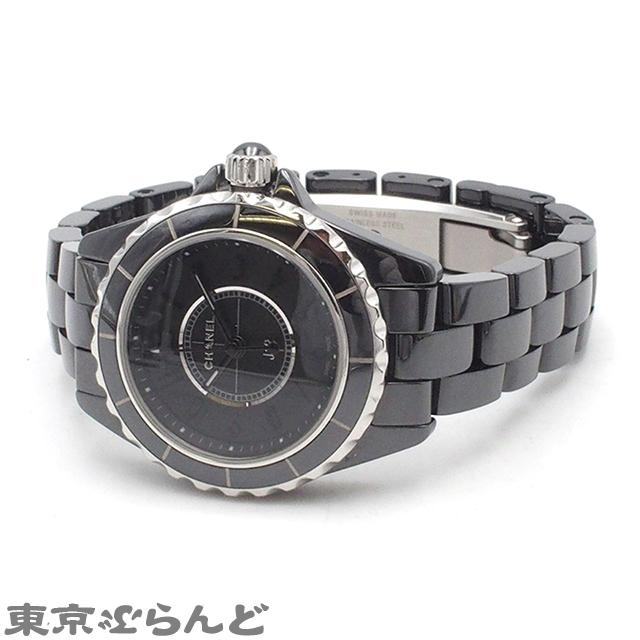 シャネル CHANEL J12 インテンスブラック 29mm H4196 ブラック セラミック SS 腕時計 レディース 電池式 101692048｜tokyobrand｜02