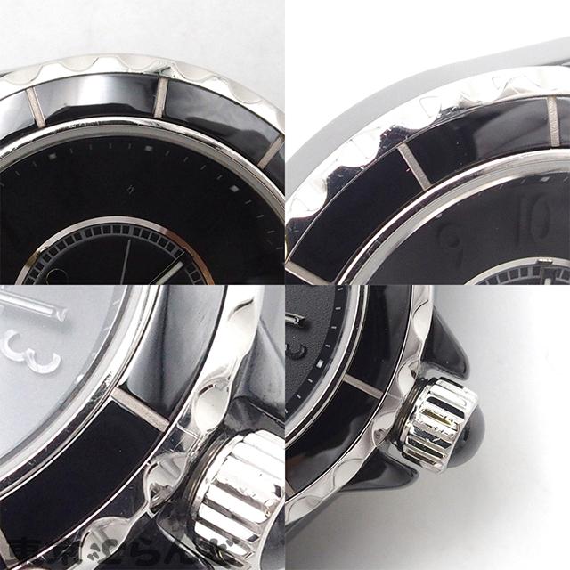 シャネル CHANEL J12 インテンスブラック 29mm H4196 ブラック セラミック SS 腕時計 レディース 電池式 101692048｜tokyobrand｜09