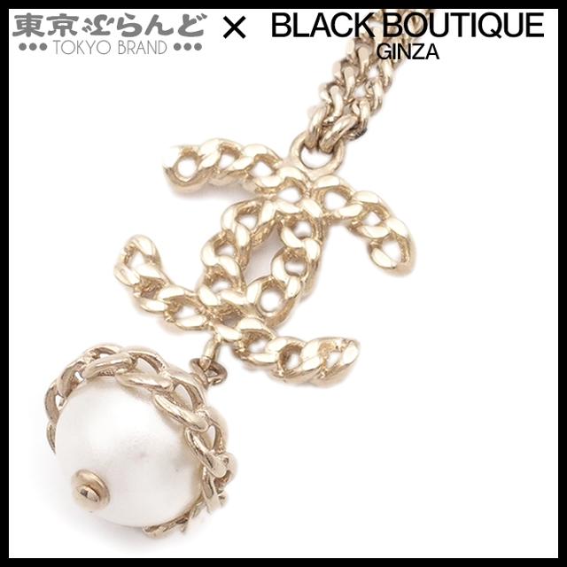 CHANEL（シャネル） ココマーク コットンパール ネックレス ゴールド