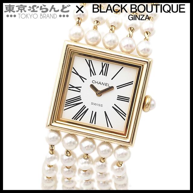 CHANEL（シャネル） マドモアゼル パールブレス 金無垢 H0007 ホワイト
