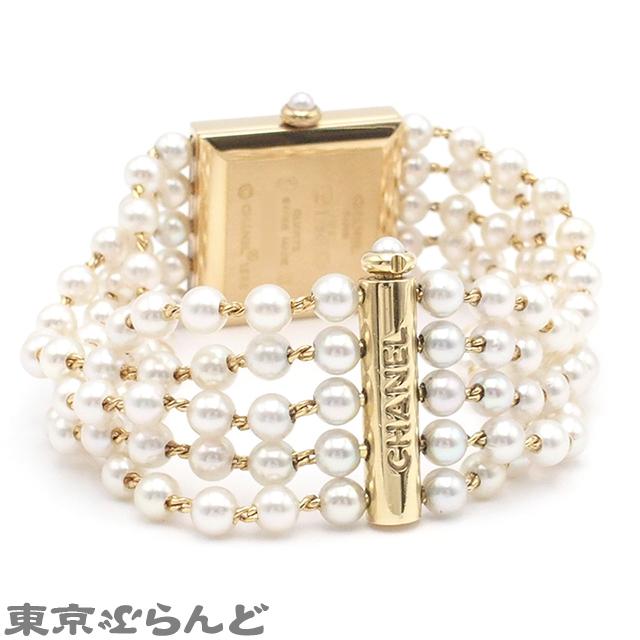 CHANEL（シャネル） マドモアゼル パールブレス 金無垢 H0007 ホワイト