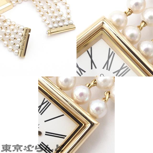 シャネル CHANEL マドモアゼル パールブレス XLサイズ H0007 レディース 腕時計 ホワイト K18YG クォーツ Mademoiselle 90304258 CHANEL - シャネル CHANEL マドモアゼル パールブレス XLサイズ H0007
