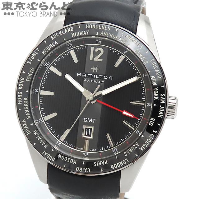 HAMILTON ブロードウェイ GMT自動巻 H437250 極美品 HAMILTON（ハミルトン） ブロードウェイGMT H43725731 H437250