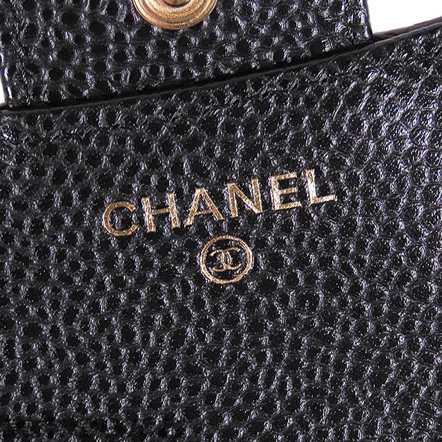 CHANEL（シャネル） マトラッセ コンパクトウォレット ブラック