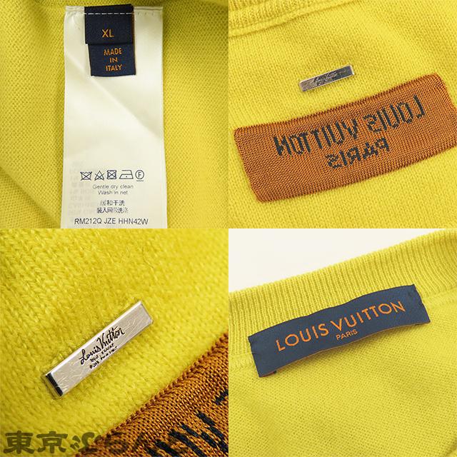 LOUIS VUITTON ルイヴィトン インサイドアウトニット イエロー LOUIS VUITTON ルイヴィトン インサイドアウトニット イエロー