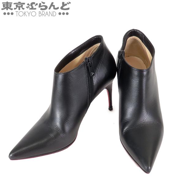 クリスチャンルブタン Christian Louboutin レザーブーツ ブラック 