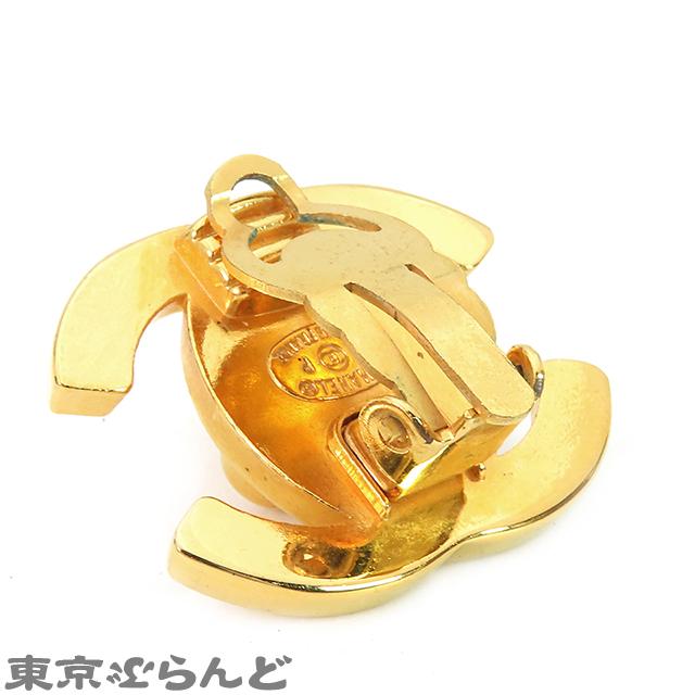シャネル CHANEL ココマーク イヤリング 96 P メタル ヴィンテージ 