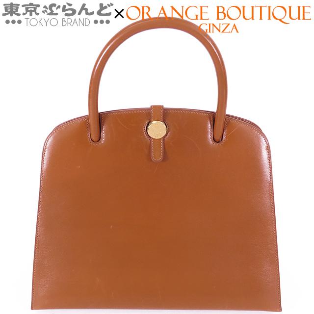 HERMES（エルメス） ダルヴィ MM □E刻印 茶 ノアゼット ゴールド金具