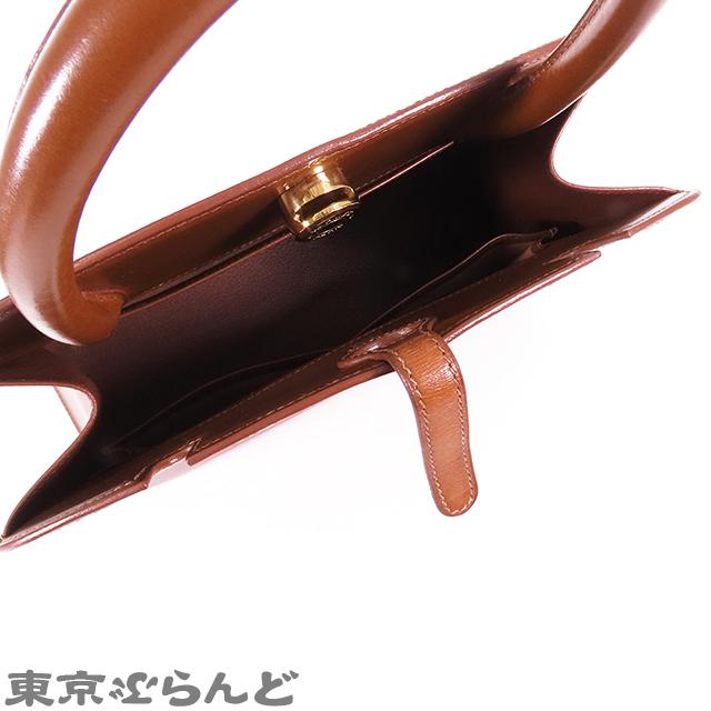 HERMES（エルメス） ダルヴィ MM □E刻印 茶 ノアゼット ゴールド金具