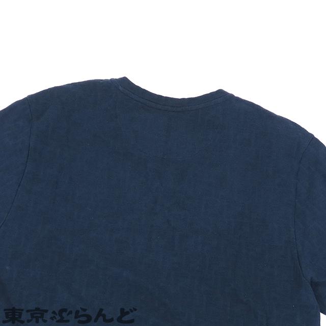 FENDI フェンディ トップス FY0936 AN1T ネイビー コットン FFロゴ XL