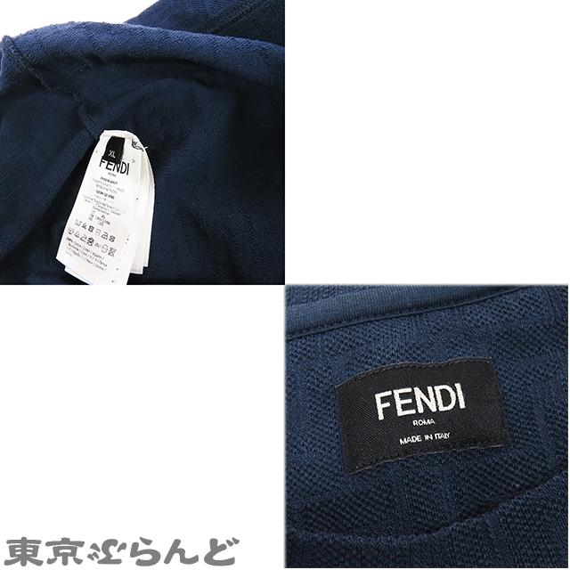 FENDI（フェンディ） トップス FY0936 AN1T ネイビー コットン FFロゴ