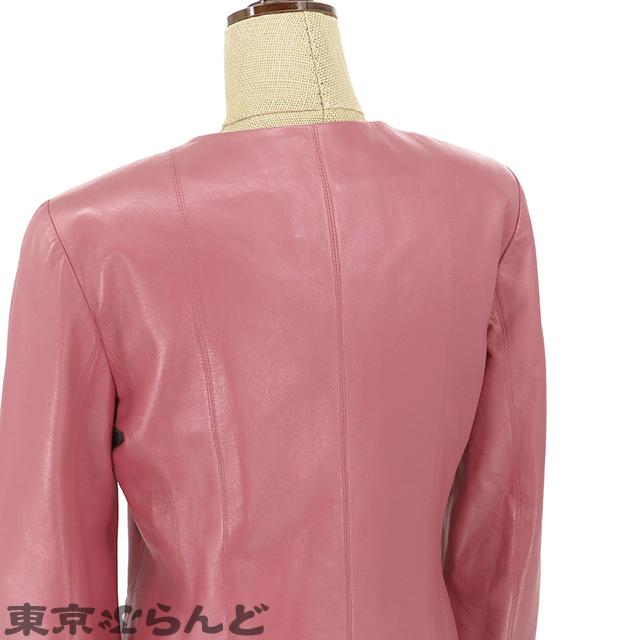CHANEL（シャネル） レザージャケット P16953W02718 ピンク ラムスキン