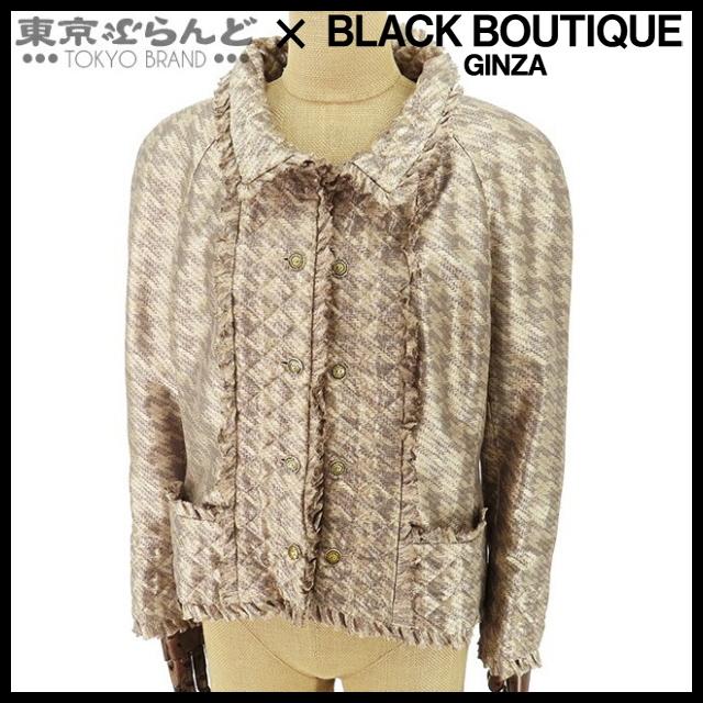 CHANEL（シャネル） ジャケット P26389W03606 ゴールド シルク ココ
