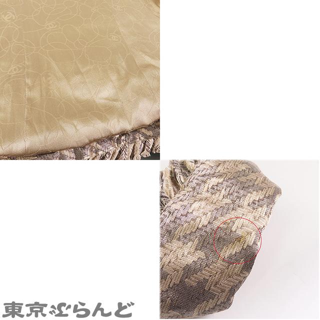 CHANEL（シャネル） ジャケット P26389W03606 ゴールド シルク ココ