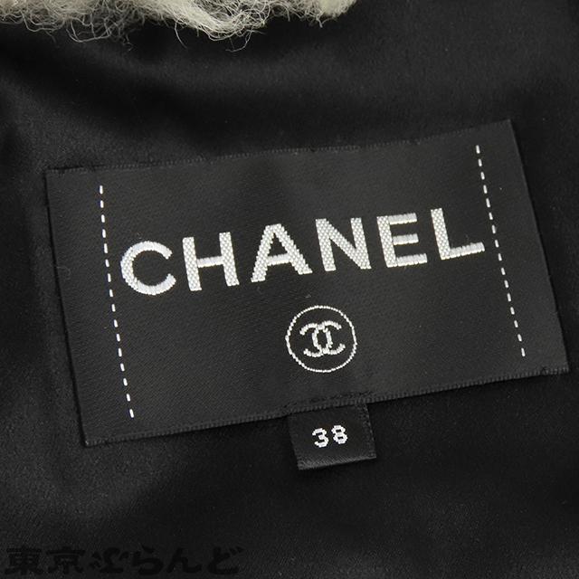 CHANEL シャネル ファージャケット 2021年AW P71634 ブラックx CHANEL シャネル ファージャケット 2021年AW P71634 ブラックx