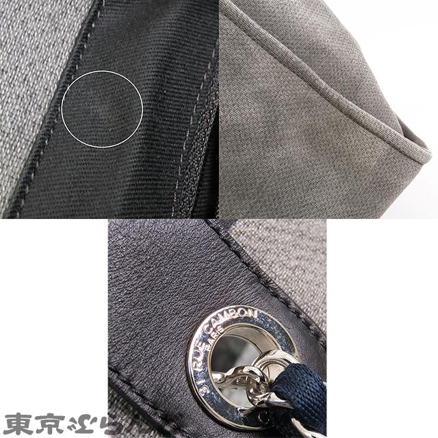 CHANEL（シャネル） ドーヴィル GM A66941 グレー シルバー金具 レザー