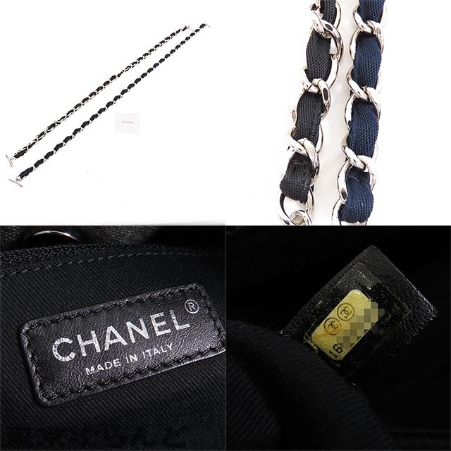 CHANEL（シャネル） ドーヴィル GM A66941 グレー シルバー金具 レザー