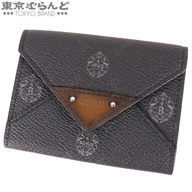 ベルルッティ Berluti エンベロップ トライフォールド ブラックx ベルルッティ Berluti エンベロップ トライフォールド ブラックx