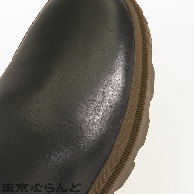 MONCLER（モンクレール） サイドゴアブーツ 4F70800 ブラック レザー 