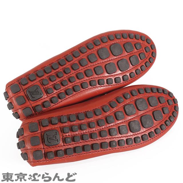 LOUIS VUITTON（ルイ・ヴィトン） ドライビングシューズ レッド レザー