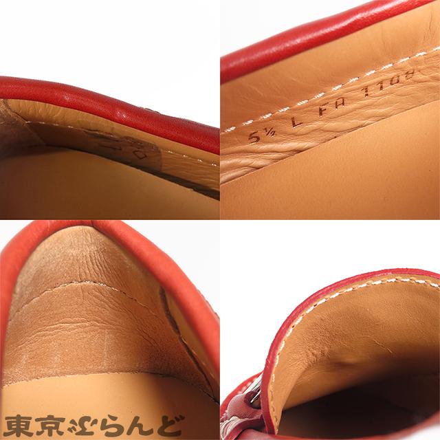LOUIS VUITTON（ルイ・ヴィトン） ドライビングシューズ レッド レザー