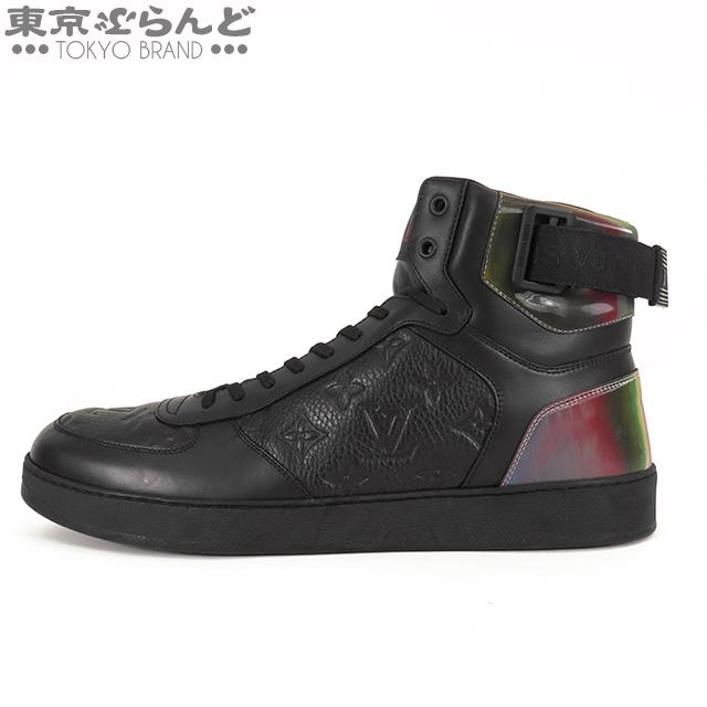 LOUIS VUITTON ルイヴィトン リヴォリ ライン ブラックxマルチ レザー 